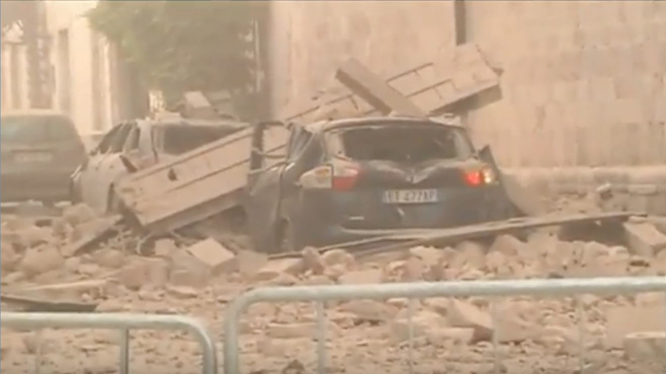 VIDEO: Italia, de nuevo golpeada por un fuerte sismo