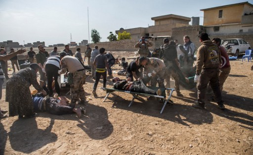 Bomba IRAQ-CONFLICT-MOSUL