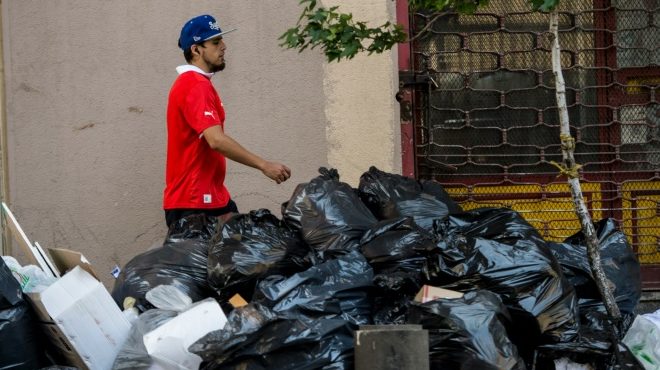 basura chile protestas AFP