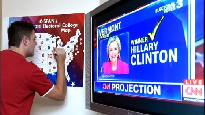cLINTON Nation Goes To The Polls to Elect President