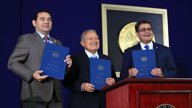 Jimmy Morales, Honduras Guatemala EL Salvador