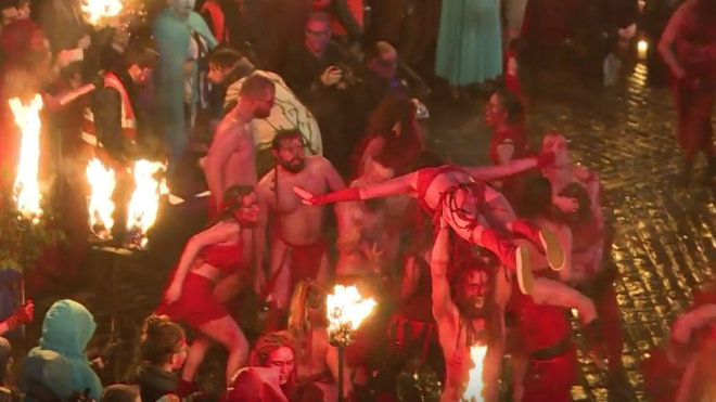 VIDEO: Un festival celta para dar la bienvenida al invierno