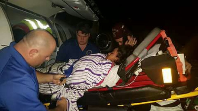 [GALERÍA] Hogar Seguro 5 sobrevivientes - niñas con quemaduras en su cuerpo ya en EE.UU.