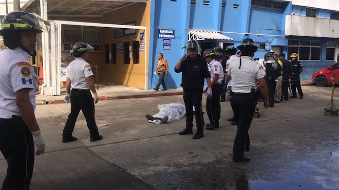 Victimas del ataque armado en el Hospital Roosevelt