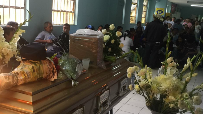 De Luto. Margarito Sucuc fue velado en las instalaciones de la Consulta Externa en el Hospital Roosevelt.