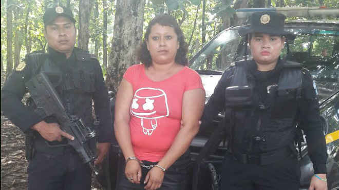 Aracely Meda fue detenida al ingreso de la cárcel el Infiernito con una granada oculta.