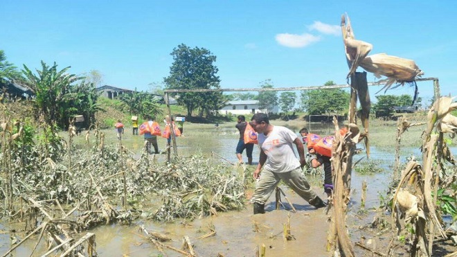 Damnificados por las lluvias - CONRED