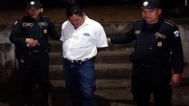 concejal-capturado. Foto Rigoberto Escobar Prensa Libre