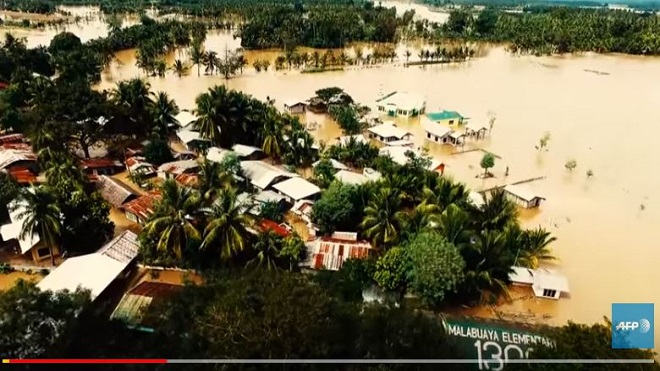 tormenta tropical en Filipinas.