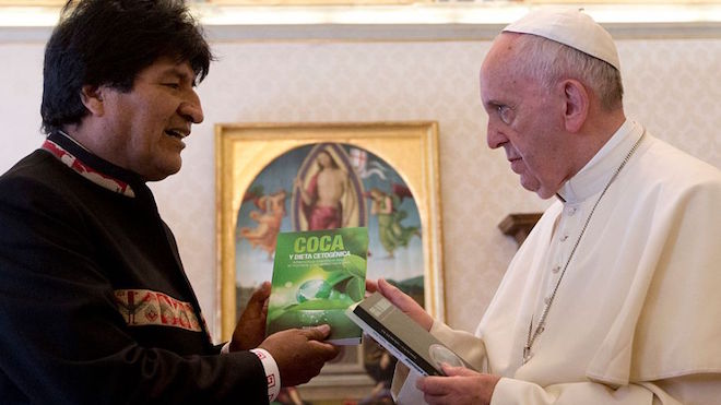 La Iglesia Católica califica de hipocresía la visita de Evo Morales al Papa