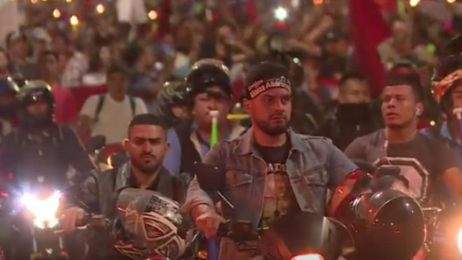 Manifestantes de izquierda hondureños denuncian “robo” electoral