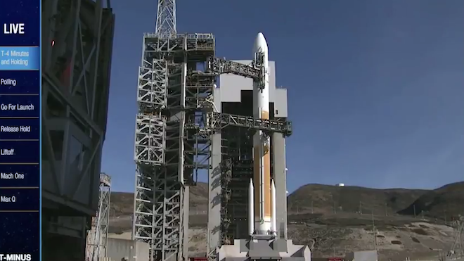 EN VIVO: Delta IV busca despegar. El sátelite que transporta la misión secreta de EE.UU.