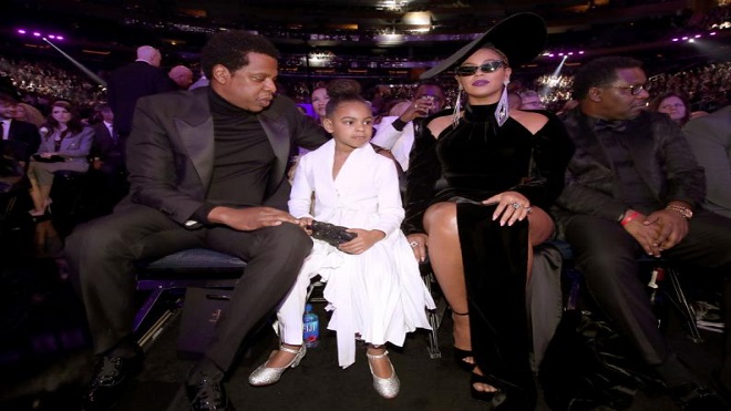 Beyoncé y su hija hicieron una entrada triunfal en los Grammys