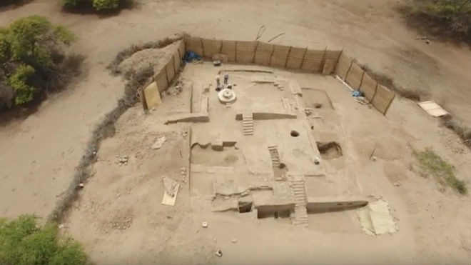 Descubren recinto prehispánico para reuniones protocolares al norte de Perú