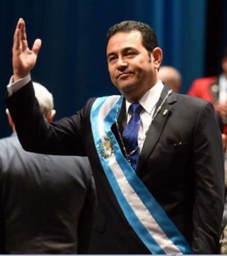 Jimmy Morales centra su atención en el informe de gobierno