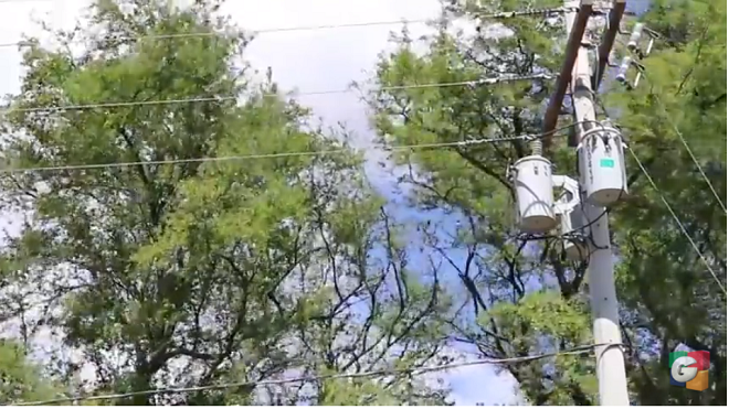 Fuerte viento causa daños en la energía eléctrica en Escuintla