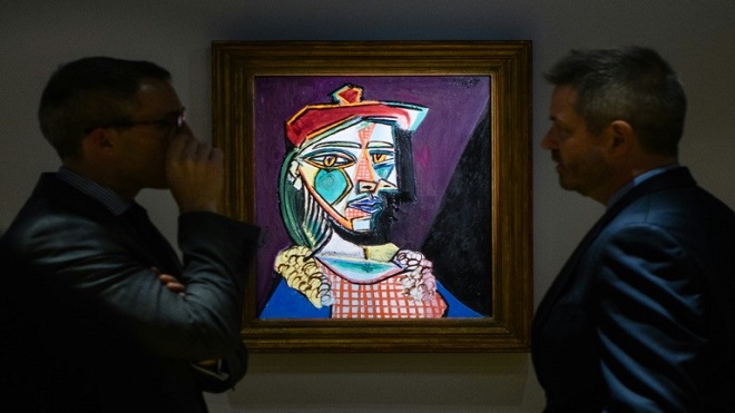 Valioso Picasso en el que asoma la silueta de su futura amante