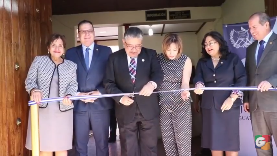 Inauguran sede de justicia en Sacatepéquez