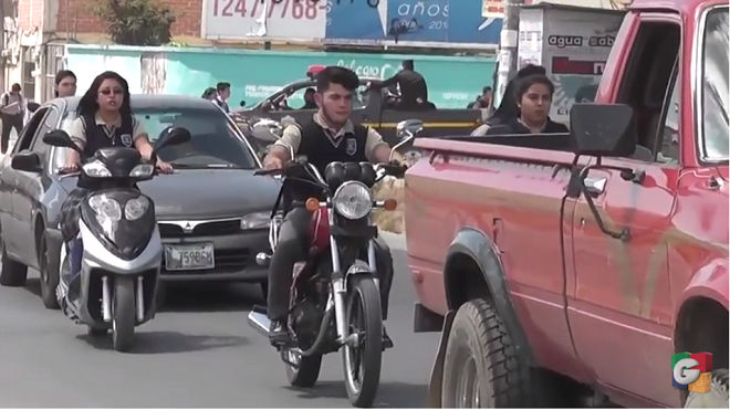 Menores al volante constituyen un riesgo en Huehuetenango