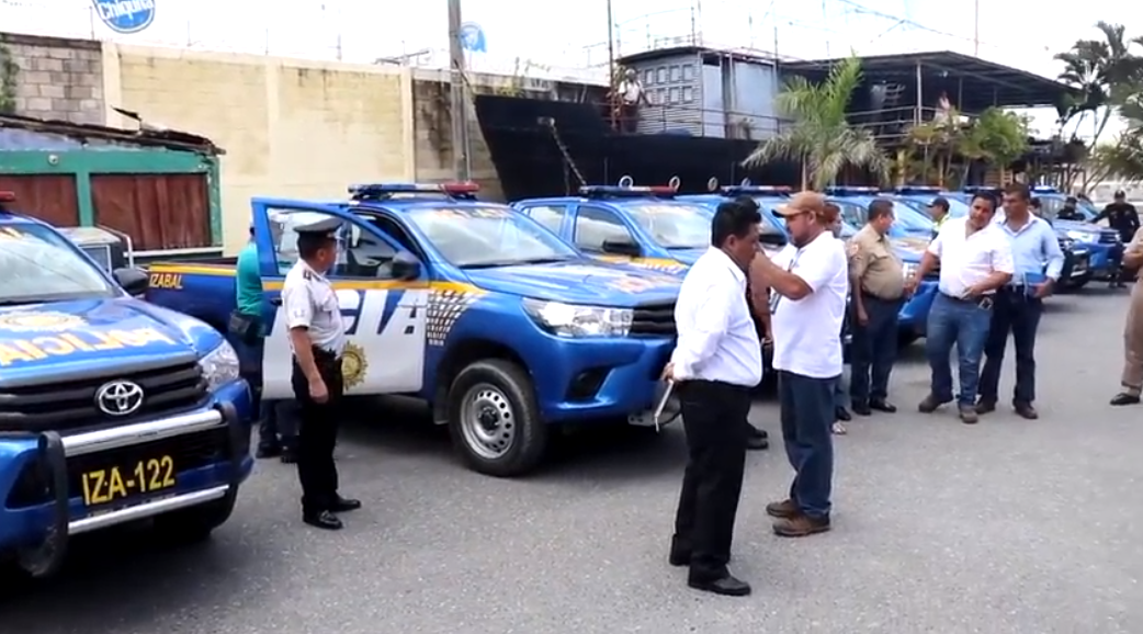 Entregan 45 autopatrullas nuevas al departamento de Izabal