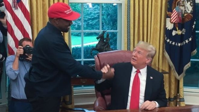 Kanye West: el sorprendente monólogo del rapero estadounidense en la Casa Blanca que dejó a Donald Trump sin palabras