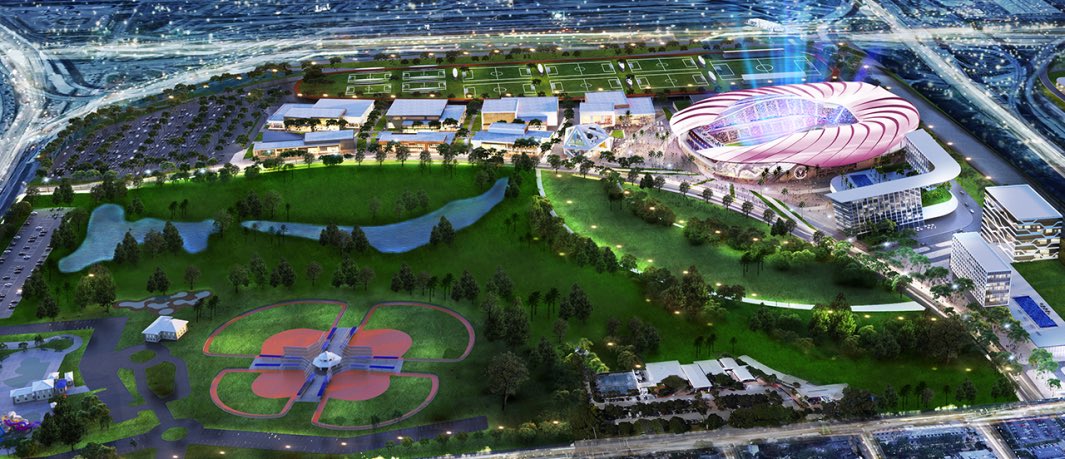 El Inter de Miami de Beckham presenta el proyecto de su majestuoso estadio