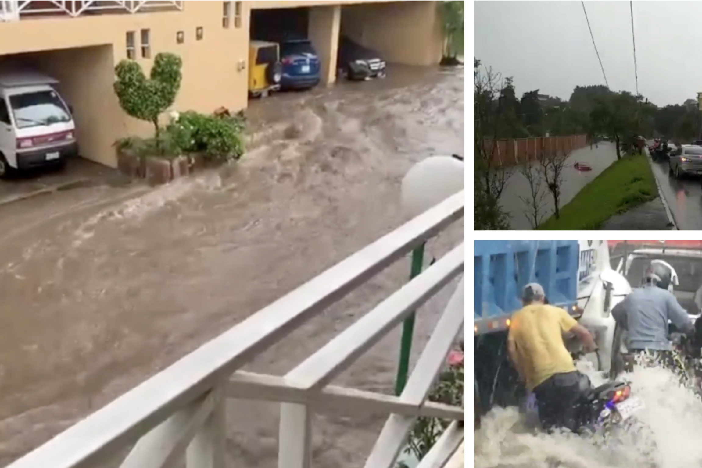 Inundaciones en Mixco: Estos videos muestran la magnitud de la emergencia