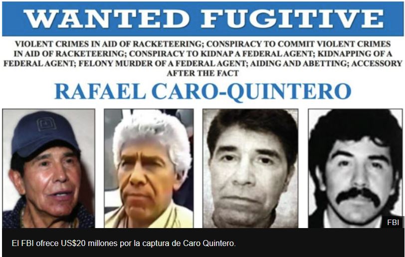 Quién es Rafael Caro Quintero, el narcotraficante mexicano que cambió la lucha contra las drogas de EE.UU.