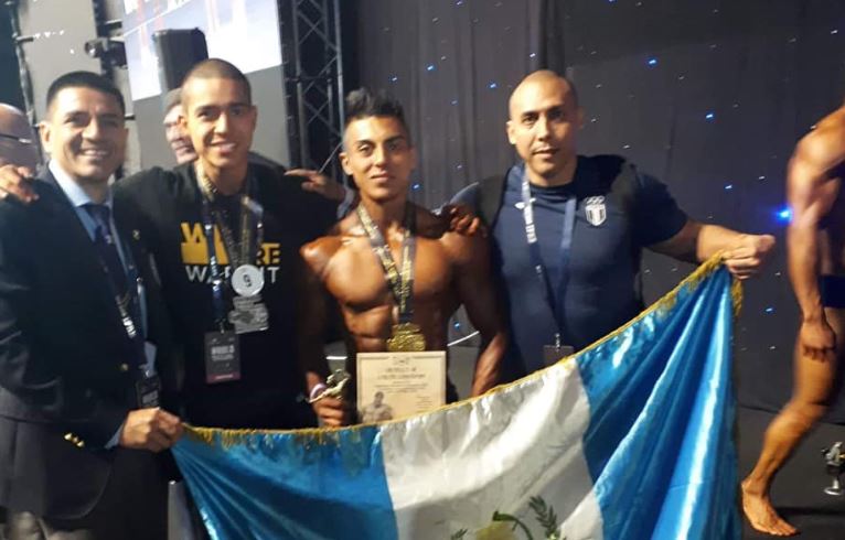 Guatemalteco Jorge Patzán logra su segundo título mundial en fisicoculturismo