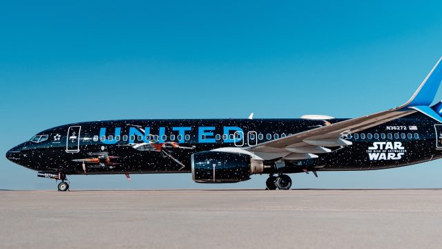 El avión de Star Wars que vuela por Centroamérica, el Caribe, Estados Unidos y Canadá