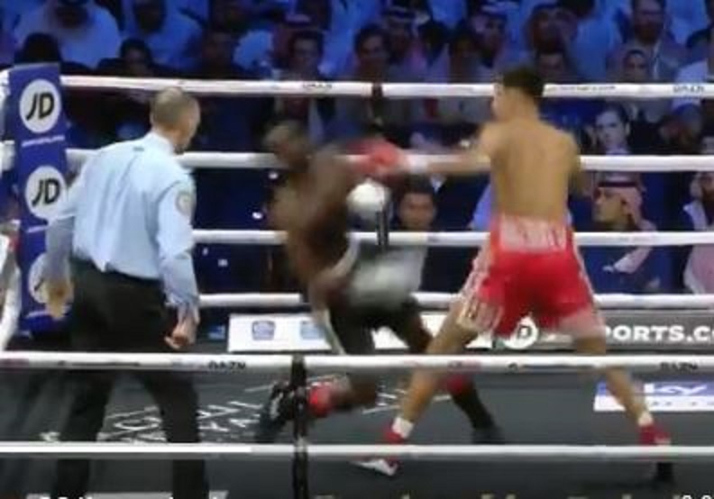 Quién sí protagonizó un brutal nocaut previo a la pelea de Andy Ruiz y Anthony Joshua
