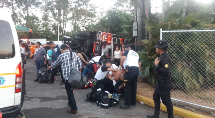 Video: Accidente en la autopista Palín-Escuintla y deja muertos y heridos