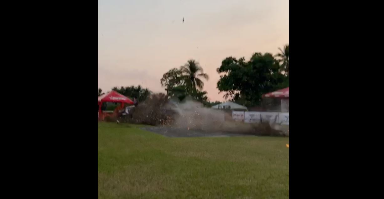 VIDEO: Instante en que la avioneta del equipo Redbull se precipita en Iztapa