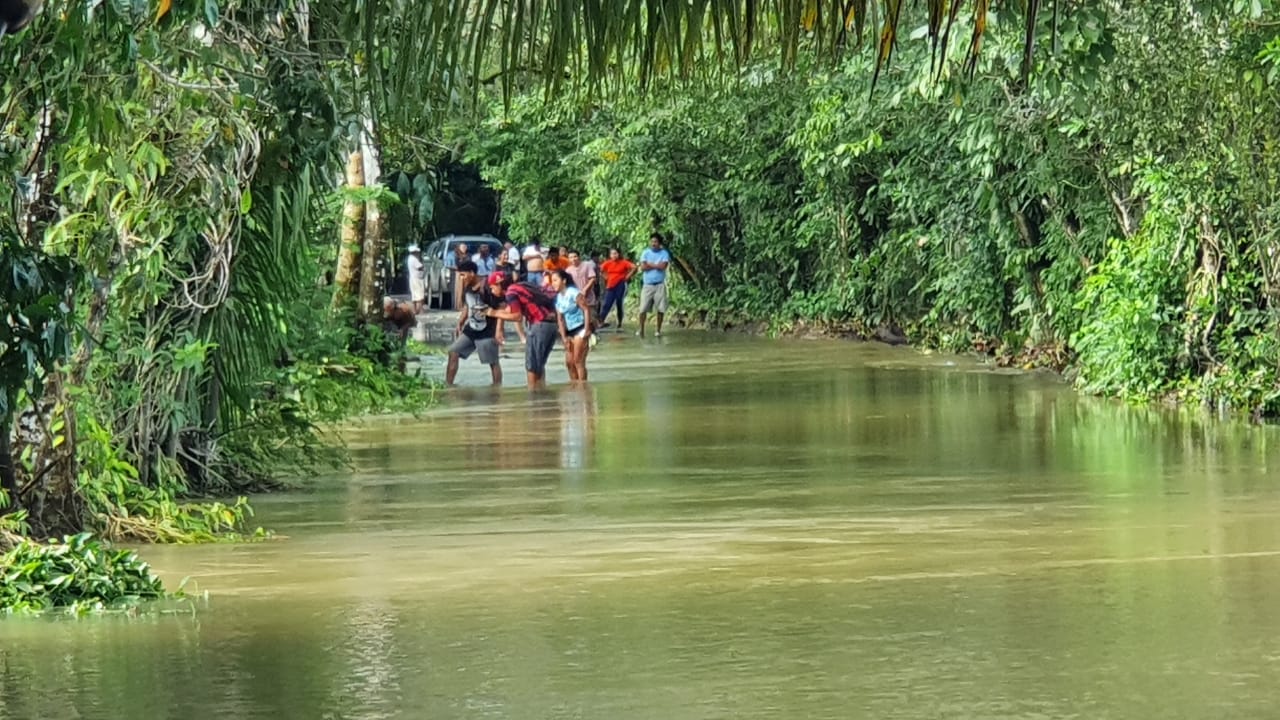 Lluvias causan inundaciones en Alta Verapaz e Izabal y dejan más de mil afectados