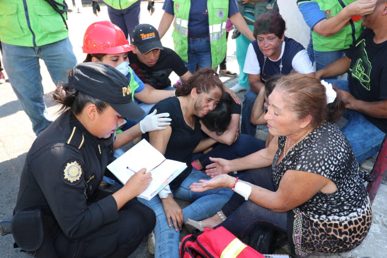 Así fue el simulacro en la capital en conmemoración del terremoto de 1976