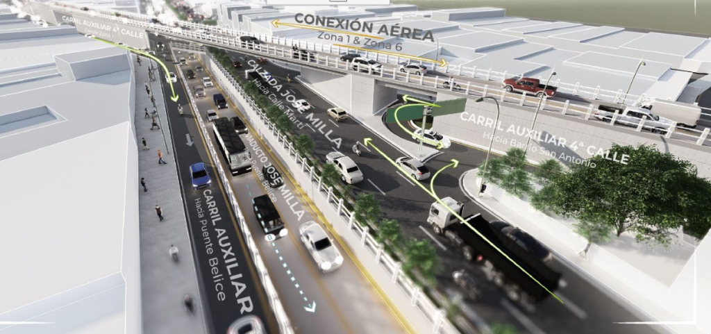 Construcción de paso a desnivel comienza este domingo