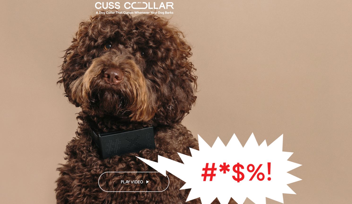 Cuss Collar, un invento que traduce los ladridos del perro en maldiciones