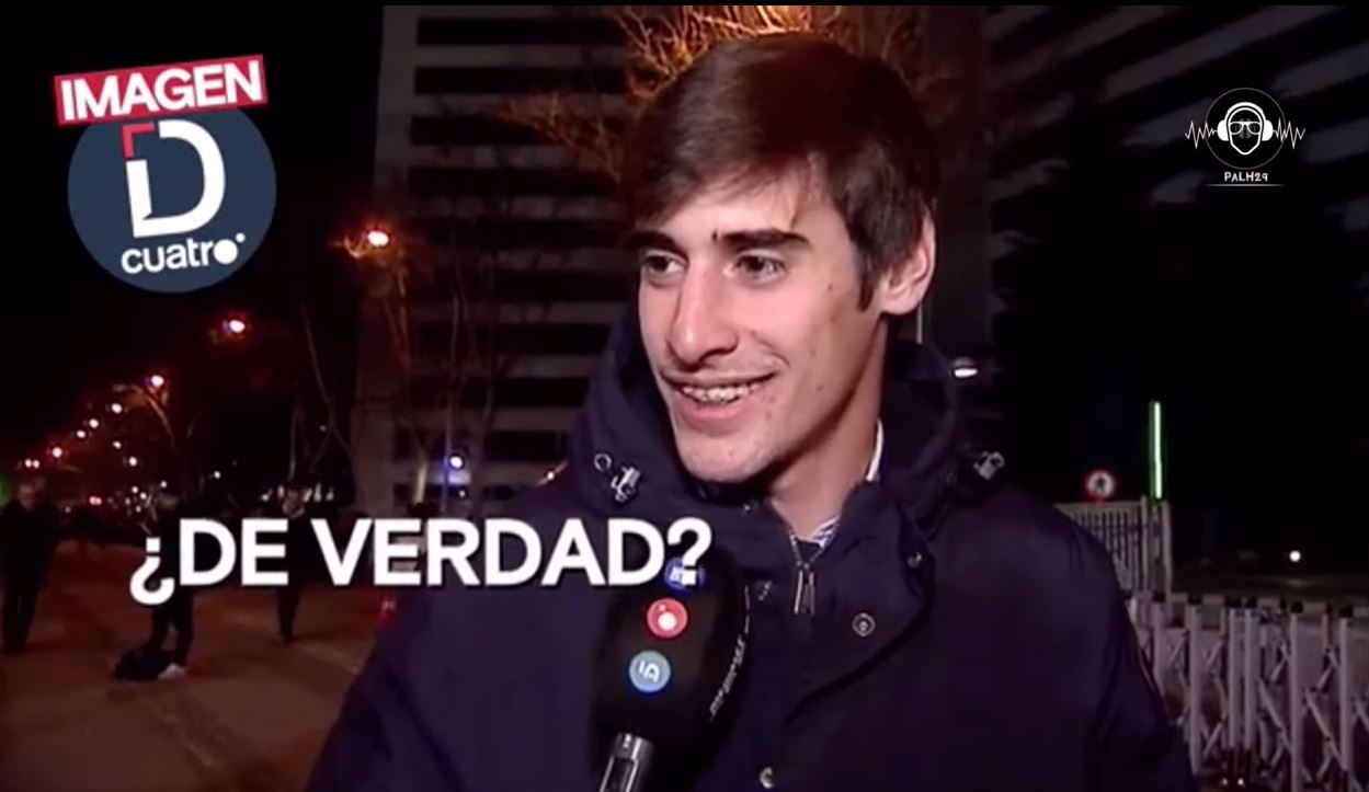 ¡Más despistado, imposible! La reacción del aficionado al enterarse de la eliminación del Real Madrid