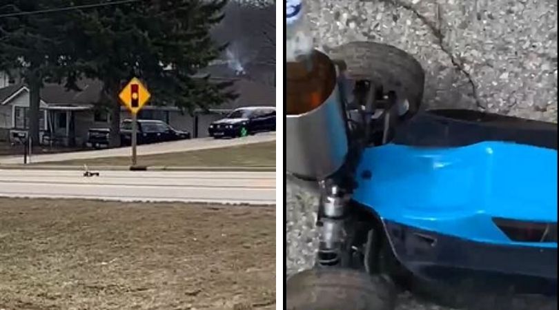 El distanciamiento social no impidió que estos vecinos de Wisconsin compartieran una cerveza