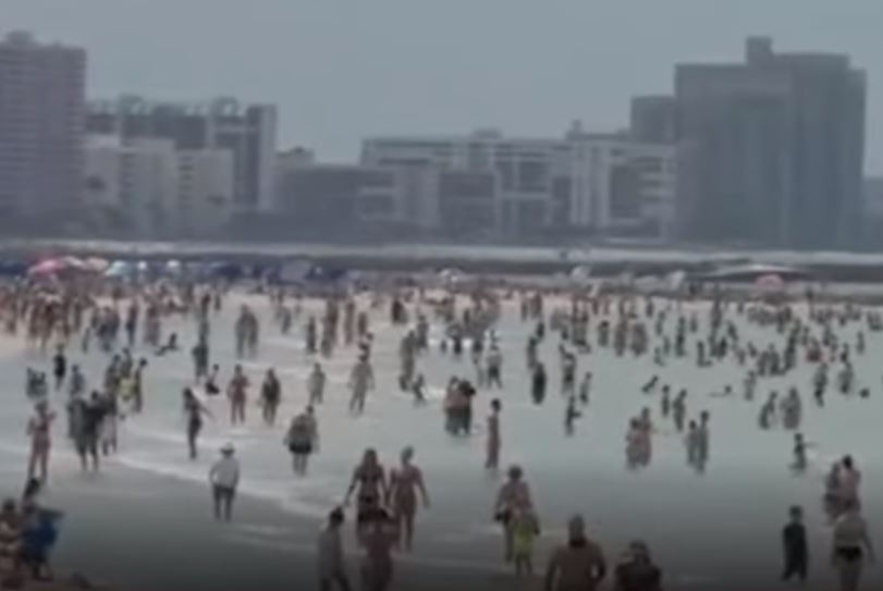 Video: Universitarios restan importancia al coronavirus e invaden playas de Miami