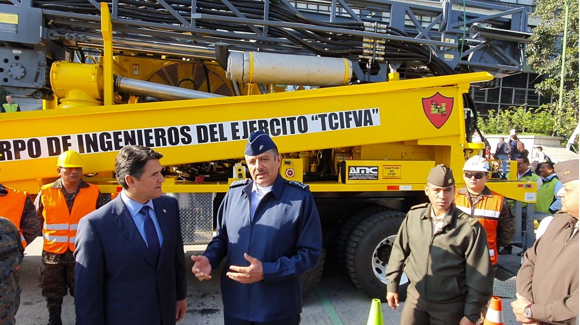 Ministerio de la Defensa ayudará a perforar pozos en la capital para reducir escasez de agua
