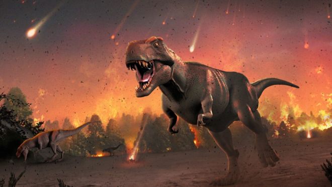 Por qué fue tan letal el ángulo del asteroide que destruyó 75% de la vida en la Tierra