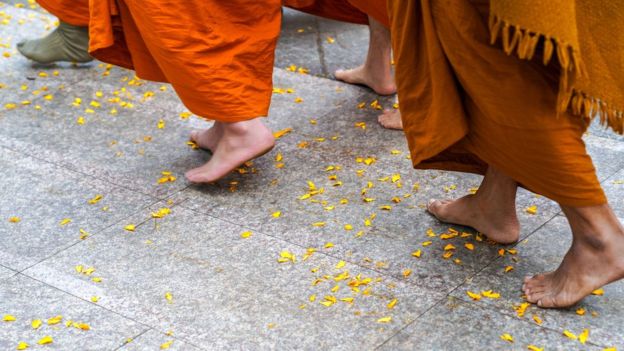 Monjes en el sur de Vietnam. (Foto Guatevisión: Getty Images)