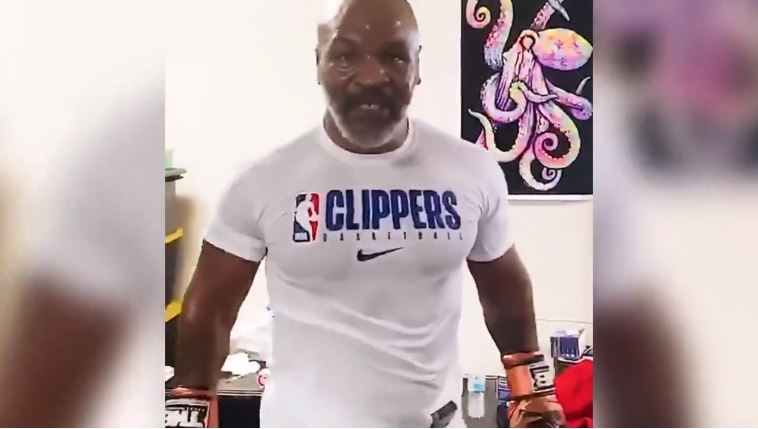 Video: así se prepara Mike Tyson para volver a los cuadriláteros