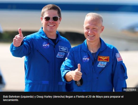 Lanzamiento de SpaceX y la NASA: quiénes son Doug Hurley y Bob Behnken, los astronautas a bordo de la Crew Dragon