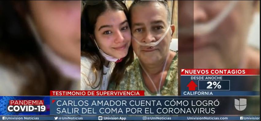 El paciente que venció al coronavirus a pesar de que estuvo semanas en coma