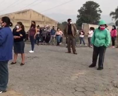 Coronavirus: Empleados de maquila en San Miguel Petapa piden apoyo