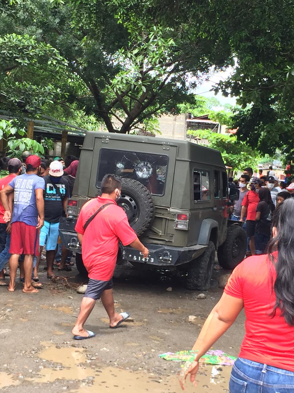 Disturbios en Tecún Umán, San Marcos luego de decomiso de ilícitos