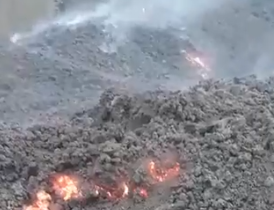 Video: flujo de lava del Volcán de Pacaya preocupa a autoridades