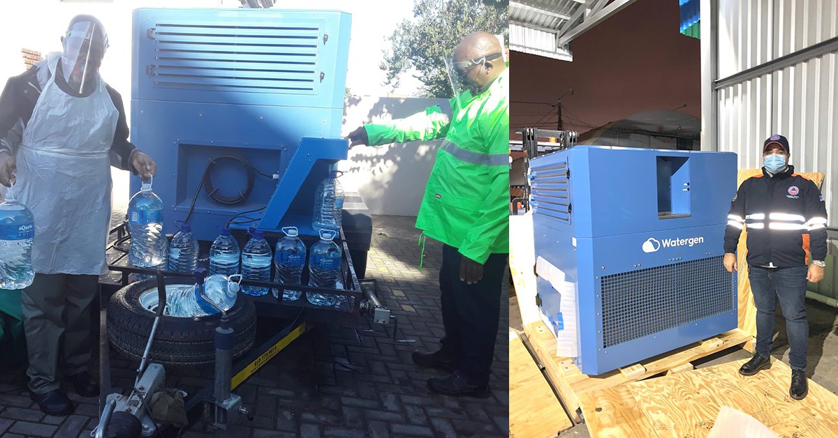 Guatemala utilizará para emergencias una máquina que genera agua del aire